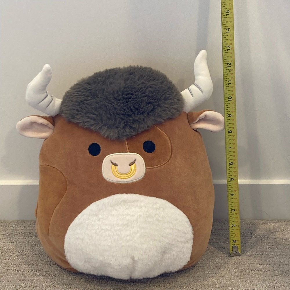 Squishmallows Brown and White Stuffed Animal